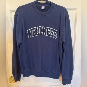 Sporty & Rich Men's Deep Blue Crewneck Sweater